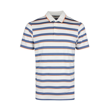 PUMA CLOUDSPUN Stripe Men's Polo (White/Indigo)