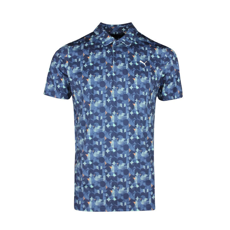 PUMA MATTR Deco Men's Polo (Dark Indigo)