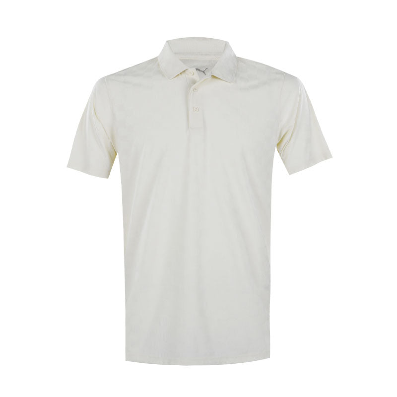 PUMA MATTR Check Golf Men's Polo (Warm White)