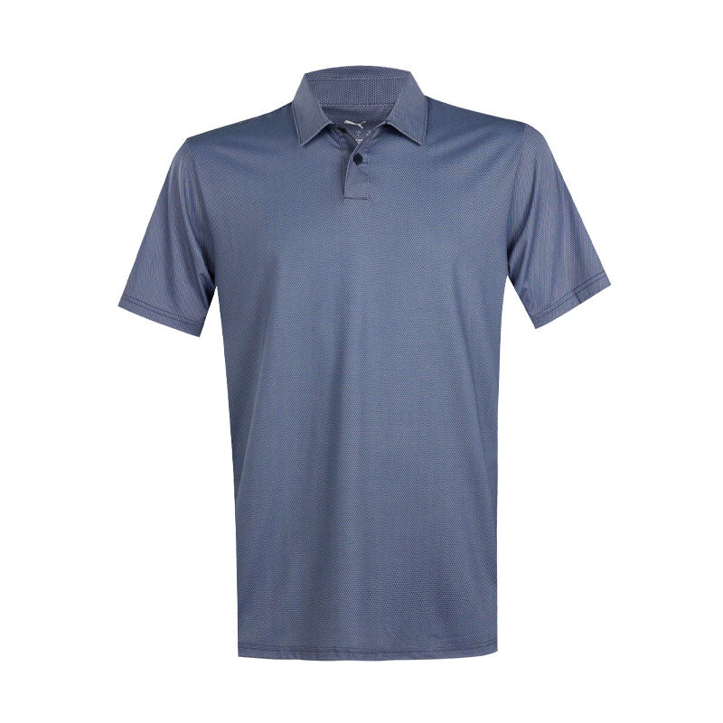 PUMA CLOUDSPUN Birdseye BN Men's Polo (White/Navy)