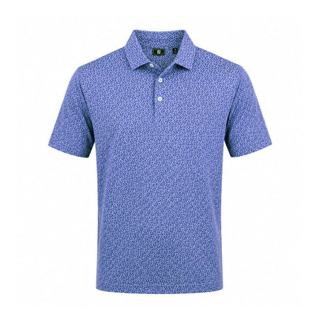 FOOTJOY Arc Geo Lisle Men's Polo (Violet)