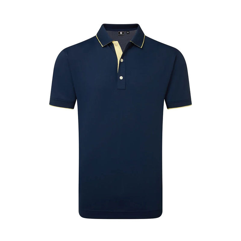 FOOTJOY Wordmark Pique Men's Polo (Navy)
