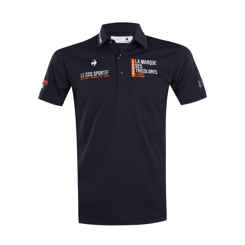 LE COQ SPORTIF GOLF Marking Design Men's Polo (Navy)