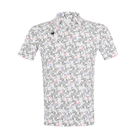 LE COQ SPORTIF GOLF Monogram Men's Polo (White)