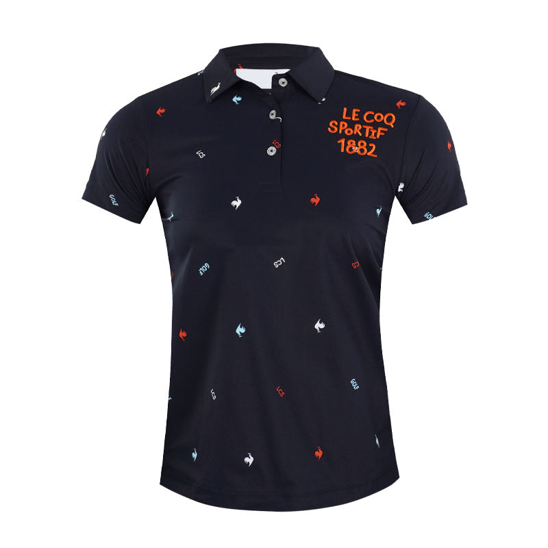 LE COQ SPORTIF GOLF Flying Pattern Women's Polo (Navy)