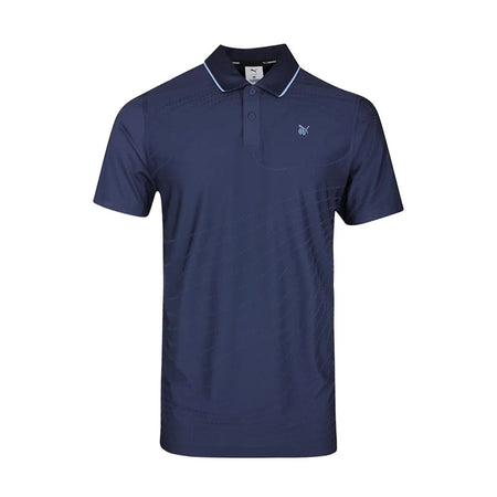 PUMA x Reigning Champ Jacquard Men's Polo (Deep Navy)