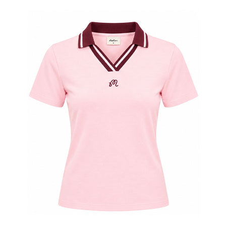 MALBON GOLF Carlota Women's Polo (Rosy Touch)
