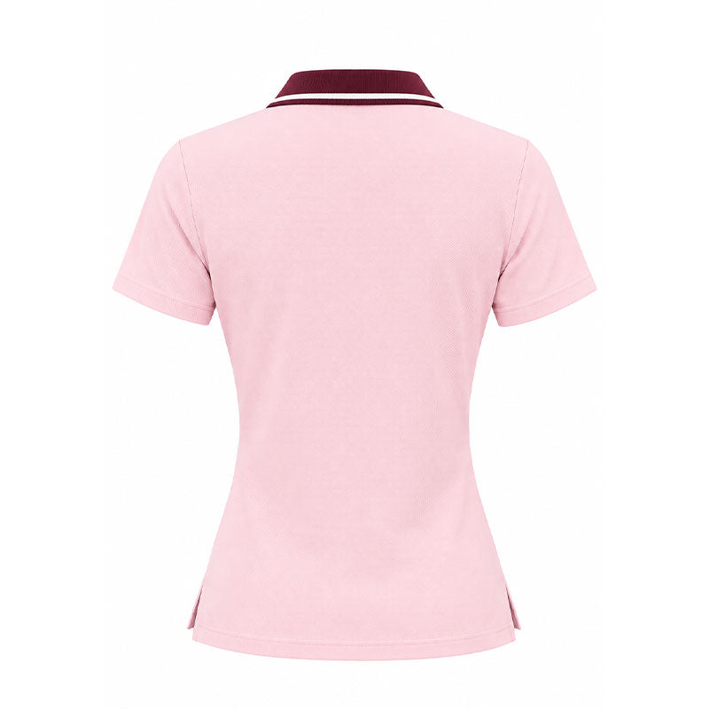 MALBON GOLF Carlota Women's Polo (Rosy Touch)