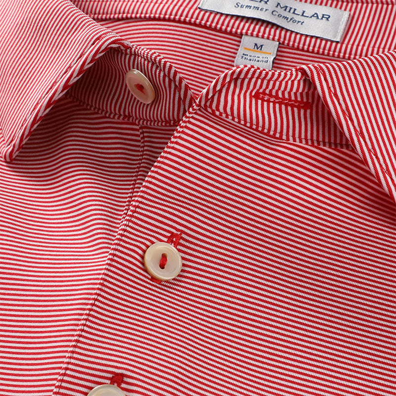 PETER MILLAR 126th U.S. Open Jubilee Men's Performance Jersey Polo (Chili)