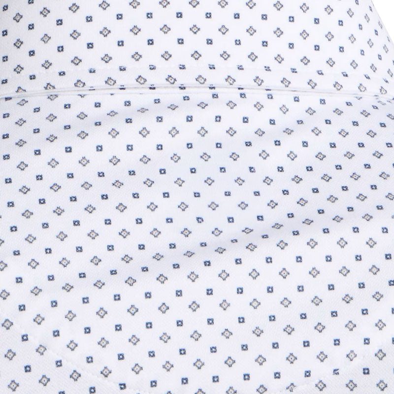 GFORE All Play Foulard Geo Stretch Men's Polo (Snow)