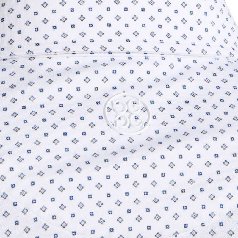 GFORE All Play Foulard Geo Stretch Men's Polo (Snow)