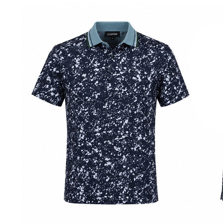 GFORE Splatter Tech Jersey Men's Polo (Twilight)