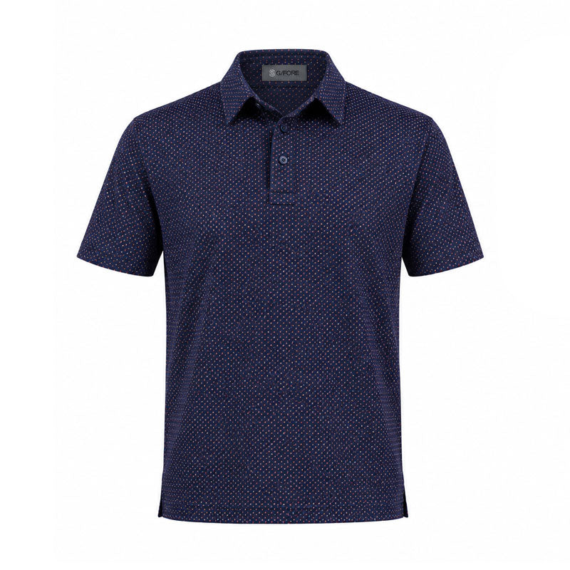 GFORE All Play Spade Geo Stretch Men's Polo (Twilight)