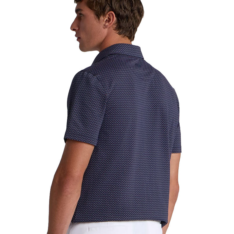 GFORE All Play Spade Geo Stretch Men's Polo (Twilight)