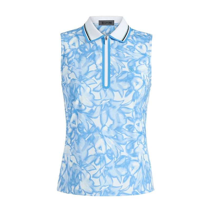 GFORE Tippy Floral Silky Women's Sleeveless Polo