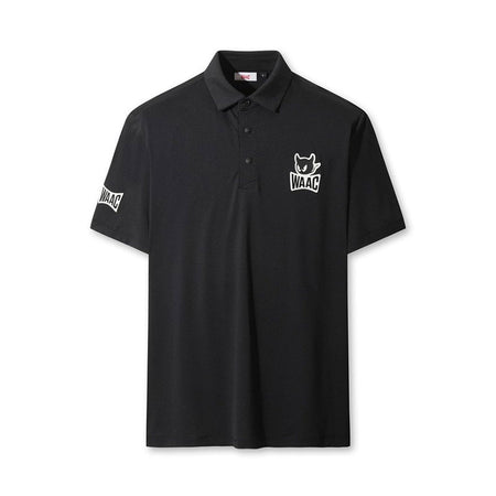 WAAC Player's Edition Emblem Basic Men's Polo (Black)