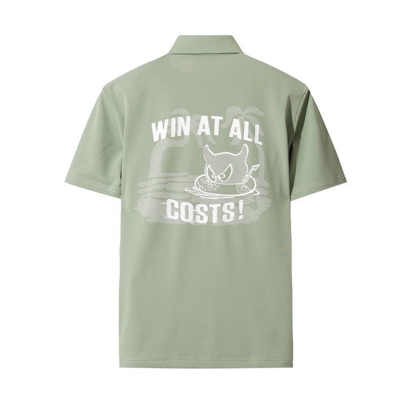 WAAC Athletic Palm Tree Men's Polo (Green)