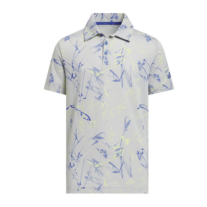 ADIDAS Climacool Mesh Printed Boy's Polo (Lemon)