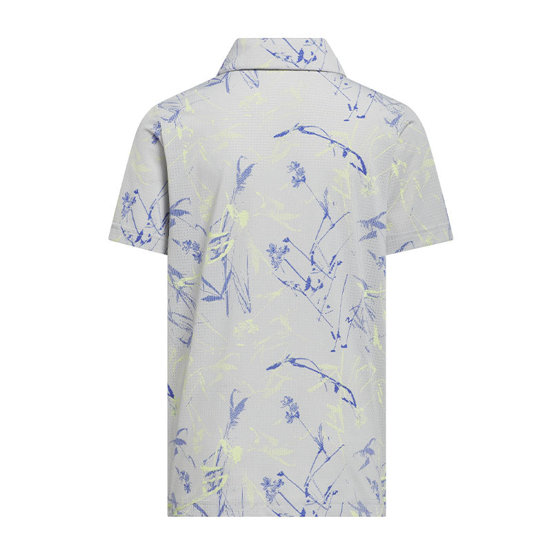 ADIDAS Climacool Mesh Printed Boy's Polo (Lemon)