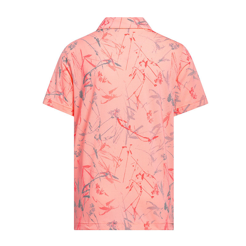 ADIDAS Climacool Mesh Printed Boy's Polo (Turbo)