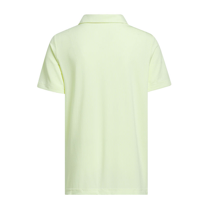 ADIDAS Textured Boy's Polo (Lemon)