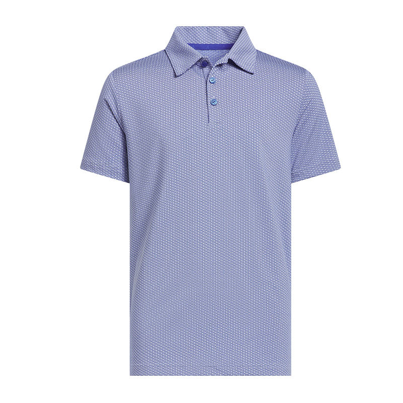 ADIDAS Textured Boy's Polo (Indigo)