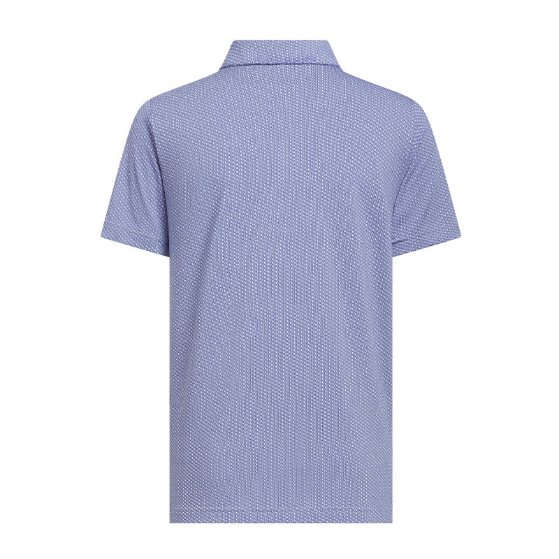 ADIDAS Textured Boy's Polo (Indigo)