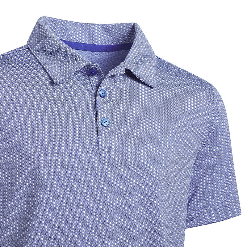 ADIDAS Textured Boy's Polo (Indigo)