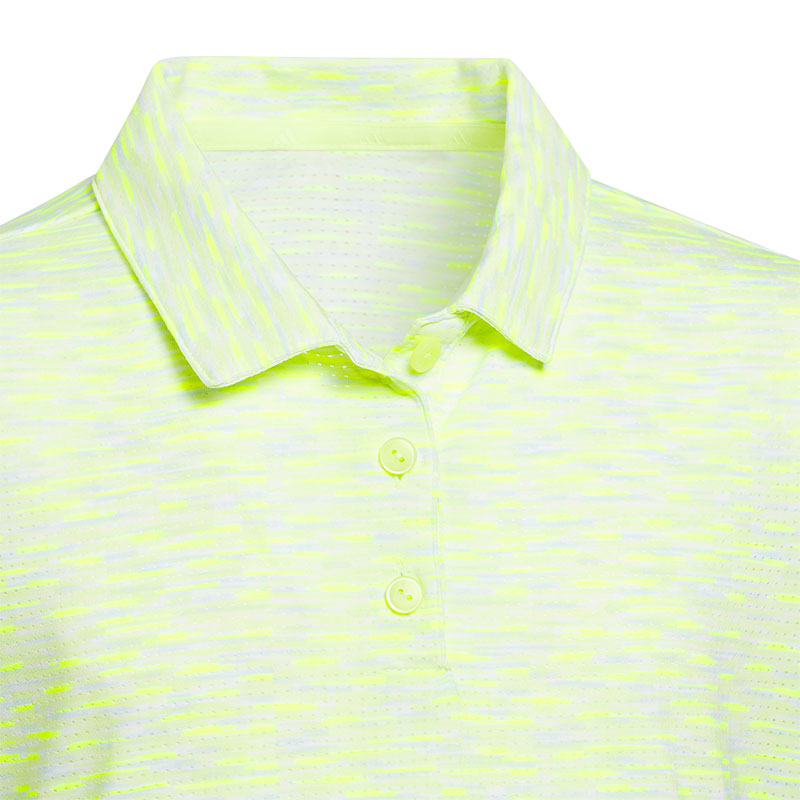 ADIDAS Climacool Mesh Printed Girl's Polo (Lemon)