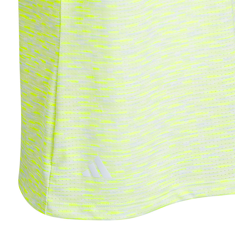 ADIDAS Climacool Mesh Printed Girl's Polo (Lemon)