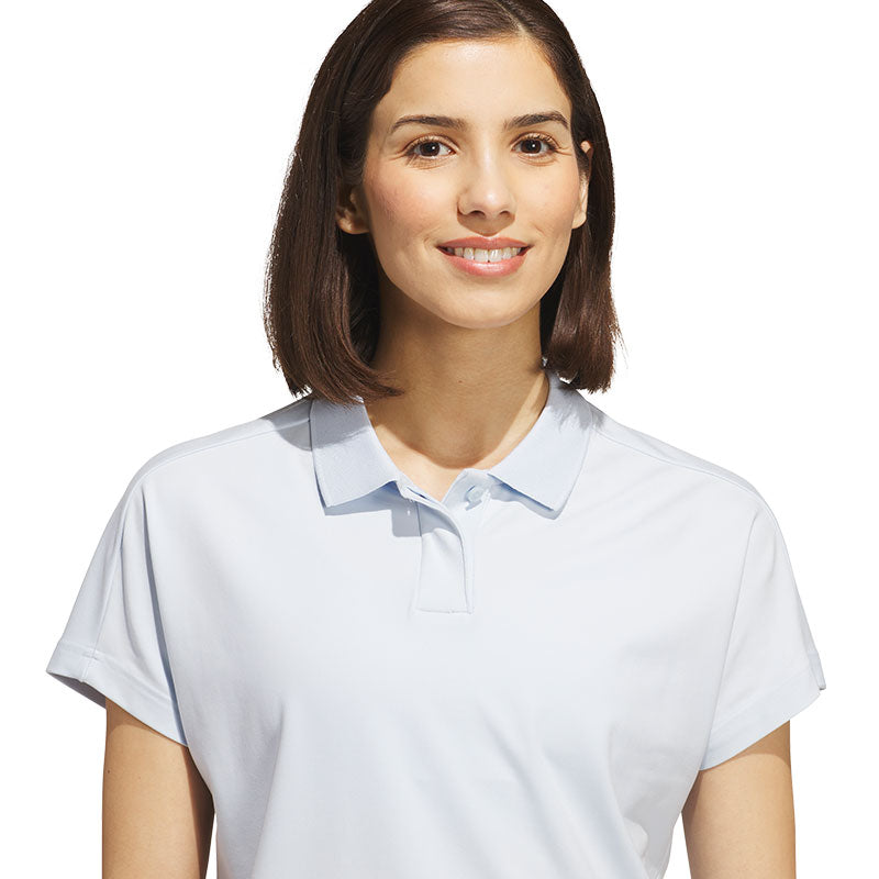 ADIDAS Utlimate365+ Butterspun Loose Women's Polo (Sky)