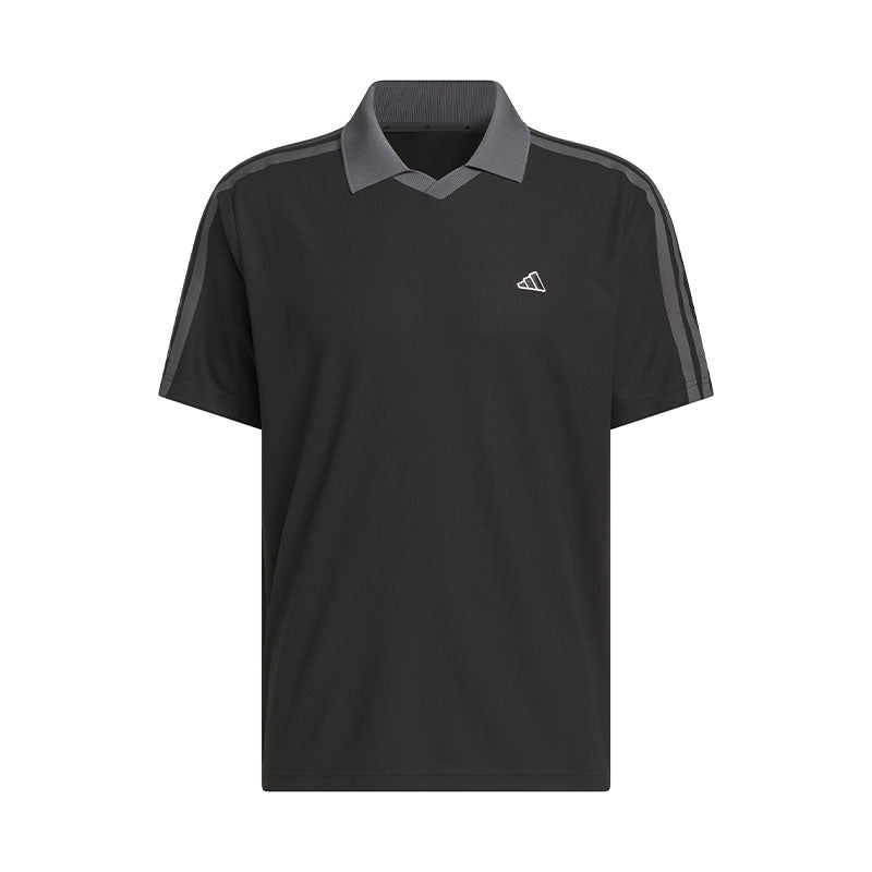 ADIDAS 3-Stripes Men's Polo (Black)