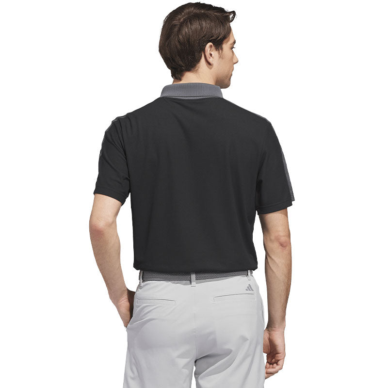 ADIDAS 3-Stripes Men's Polo (Black)