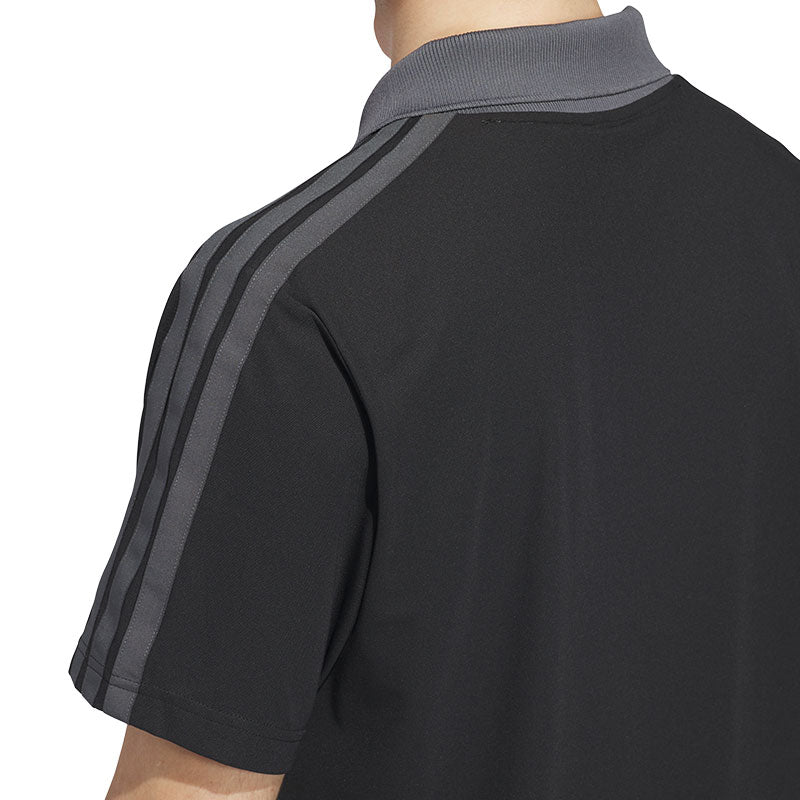 ADIDAS 3-Stripes Men's Polo (Black)