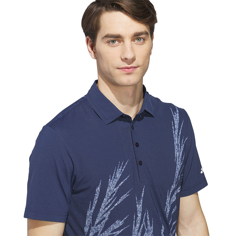 ADIDAS Ultimate365 Tour Cool Feeling  Fescue Men's Polo (Navy)