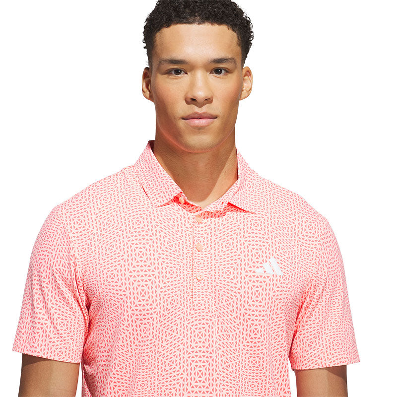 ADIDAS Ultimate365 Tour Cool Feeling Deco Men's Polo (Turbo)