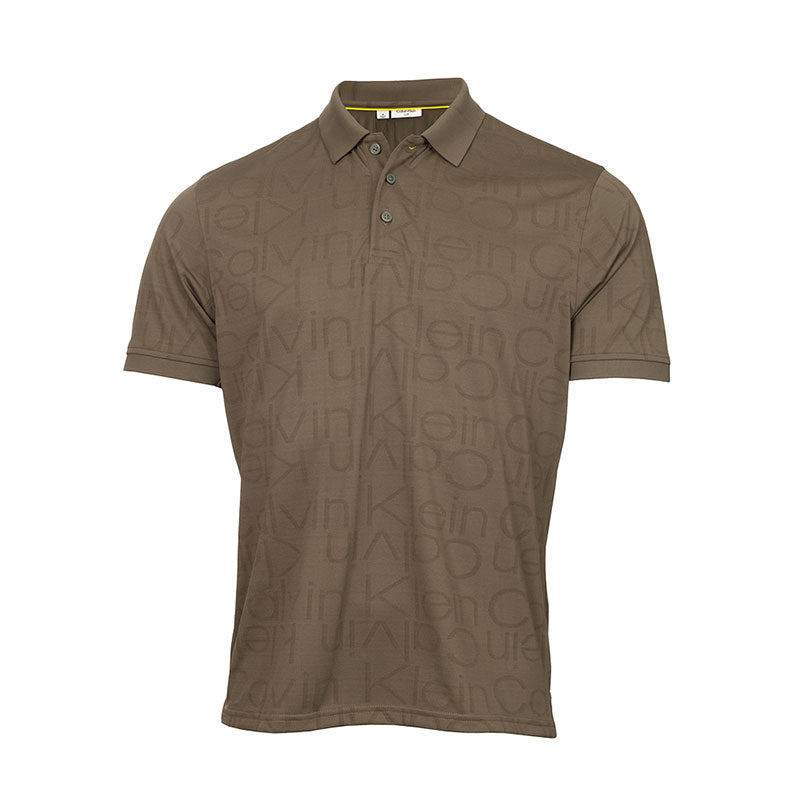 CALVIN KLEIN Avondale Men's Polo (Ceder Brown)