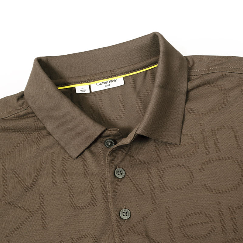 CALVIN KLEIN Avondale Men's Polo (Ceder Brown)