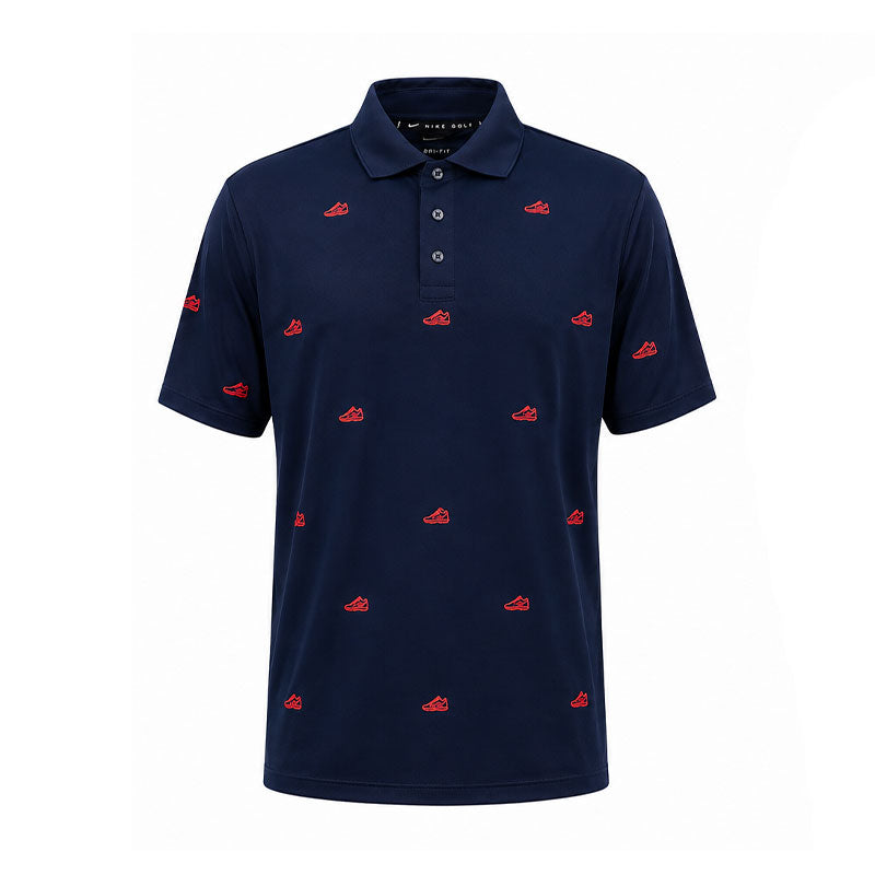 NIKE Par Men's Polo (Navy/Lava)