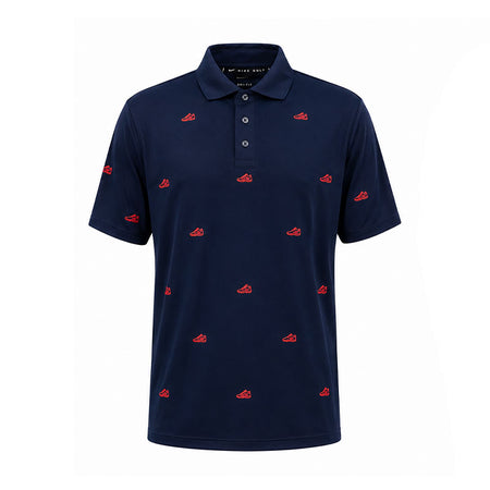 NIKE Par Men's Polo (Navy/Lava)