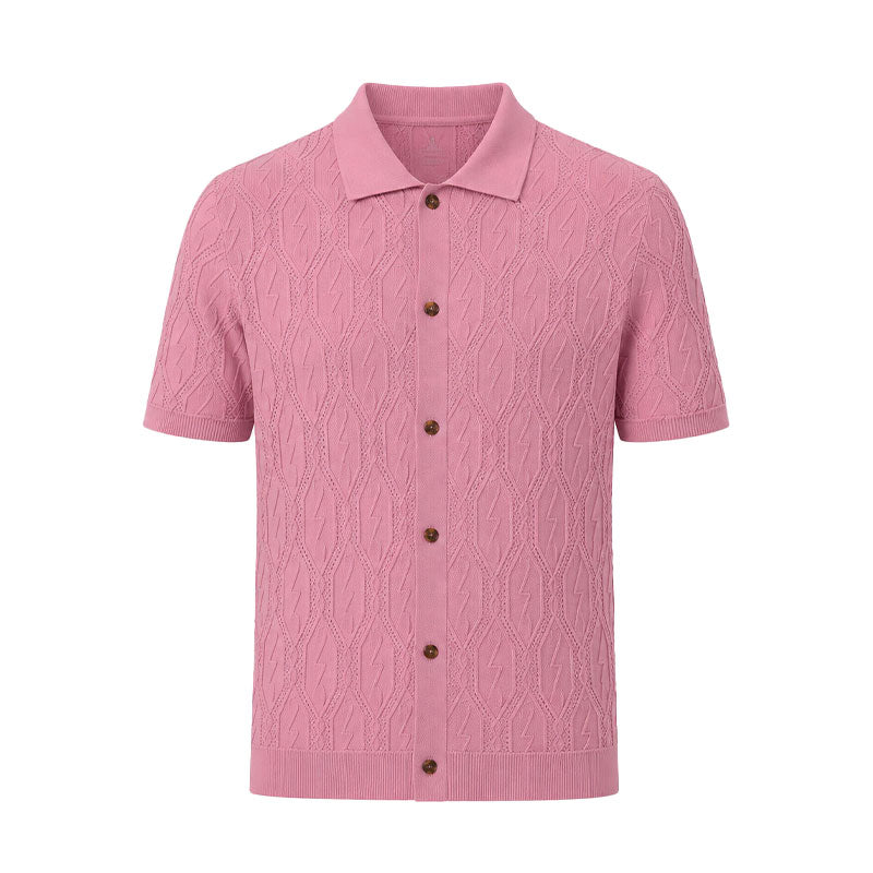 NIKE Jordan Sport Button-Down Men's Polo (Pink)