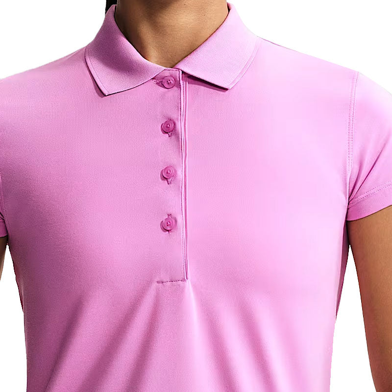 NIKE Golf Club Dri-FIT Women's Polo (Magenta/Black)
