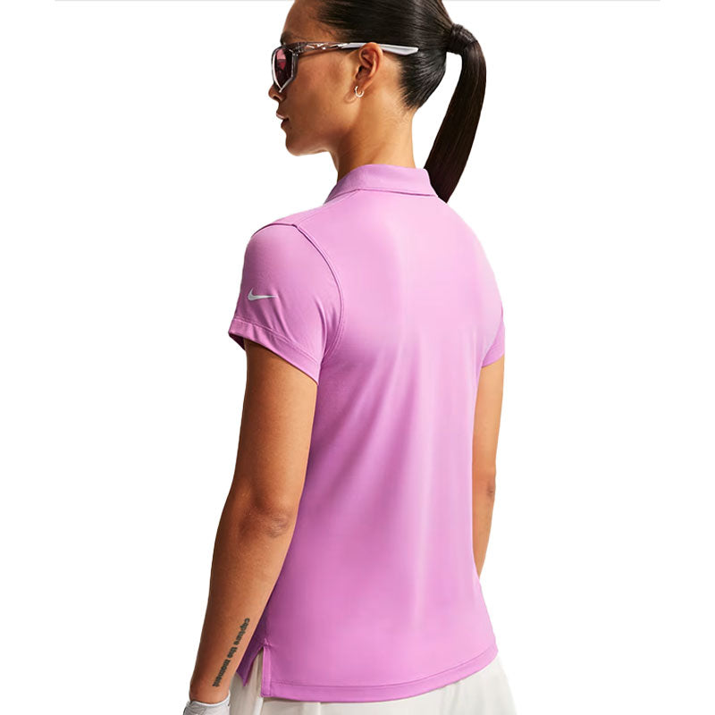 NIKE Golf Club Dri-FIT Women's Polo (Magenta/Black)