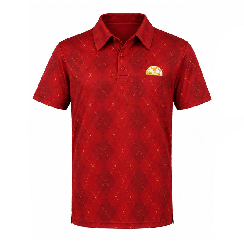 DISNEY Mickey & Friends Geometric Boy's Polo (Red)