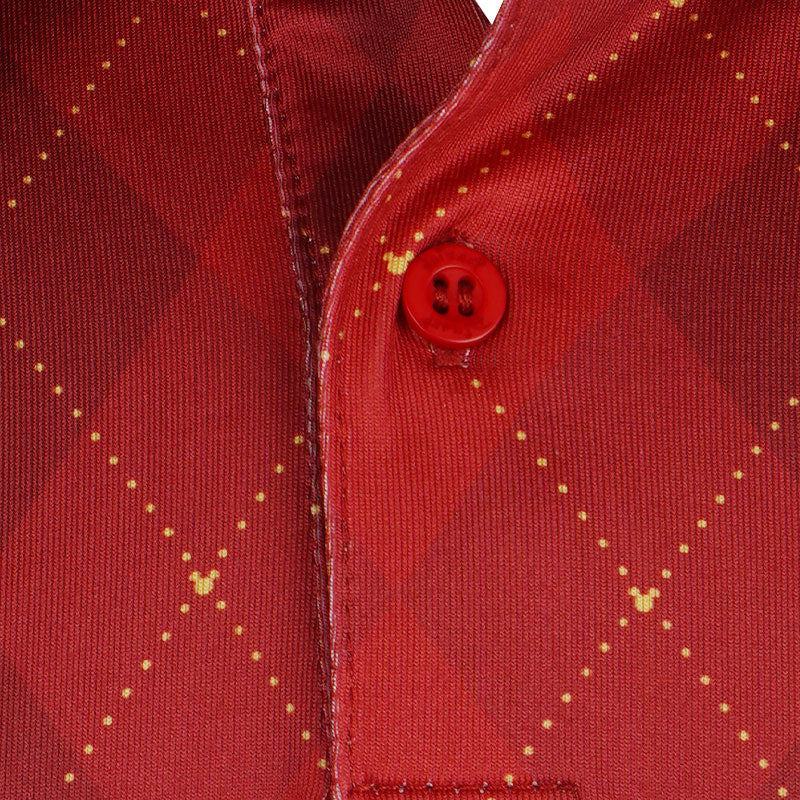 DISNEY Mickey & Friends Geometric Boy's Polo (Red)