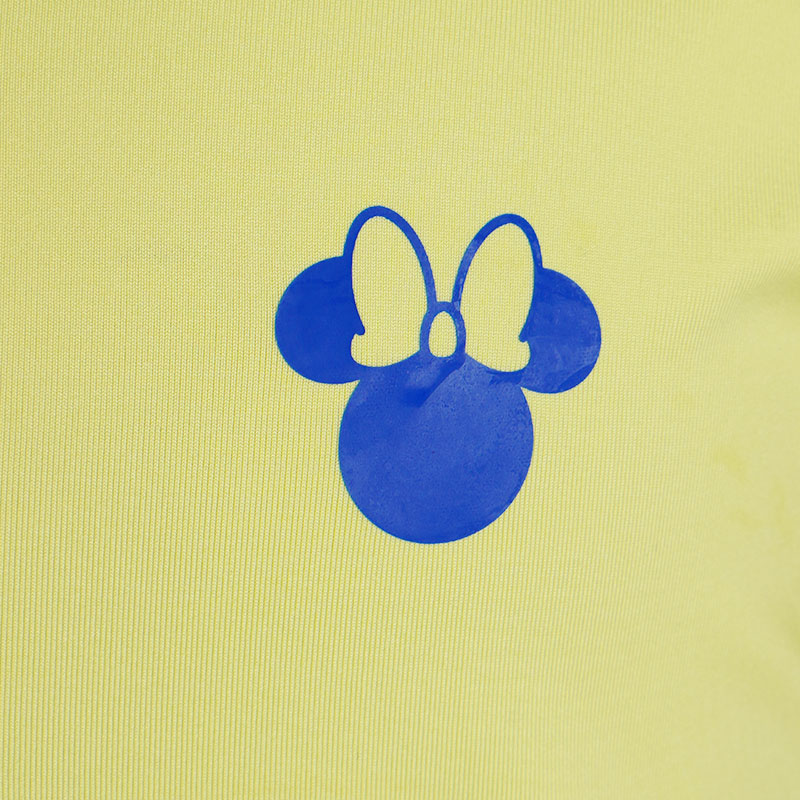 DISNEY Mickey & Friends Two Tone Girl's Polo (Mellow Green/White)