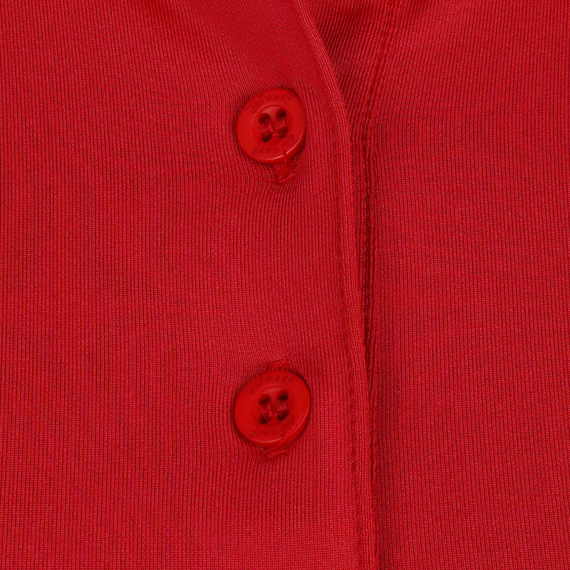 DISNEY Mickey & Friends Geometric Women's Polo (Red)