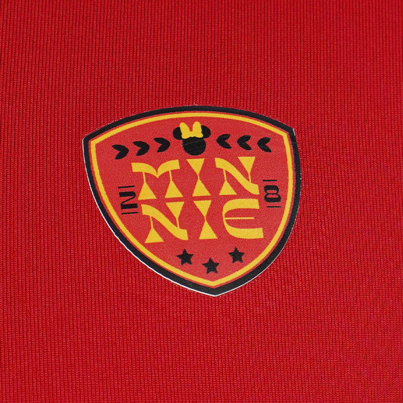 DISNEY Mickey & Friends Geometric Women's Polo (Red)