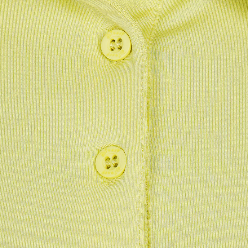 DISNEY Mickey & Friends Shoulder Block Women's Polo (Yellow Green)