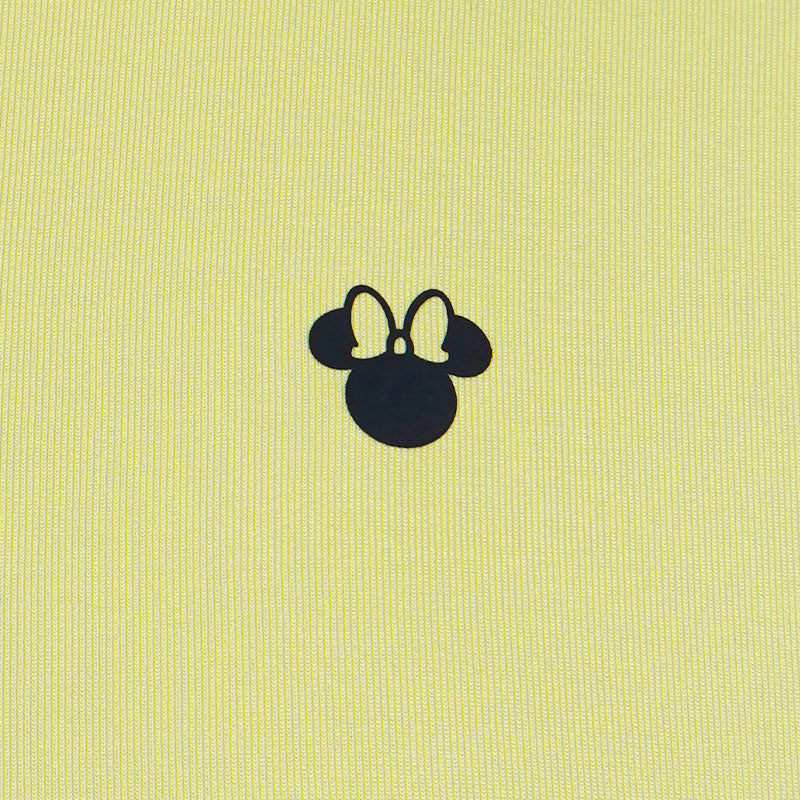 DISNEY Mickey & Friends Shoulder Block Women's Polo (Yellow Green)